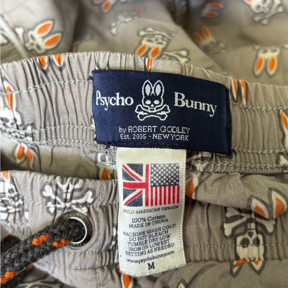 Psycho Bunny Gray Pants with Cartoon Accents - Picture 2 of 2